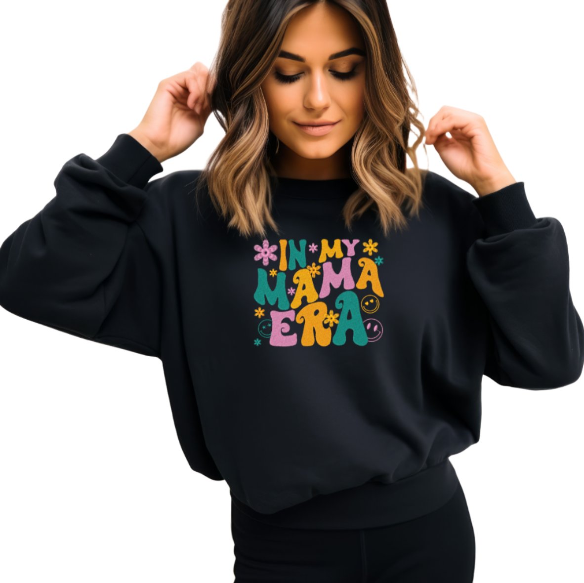 🌟 Step into comfort and style with the Embroidery made In My Mama Era Design on the Champion Double Dry Eco® Crew. Perfect for any occasion, indoors or out. Don't miss out on this special Mother's Day event! 🌷