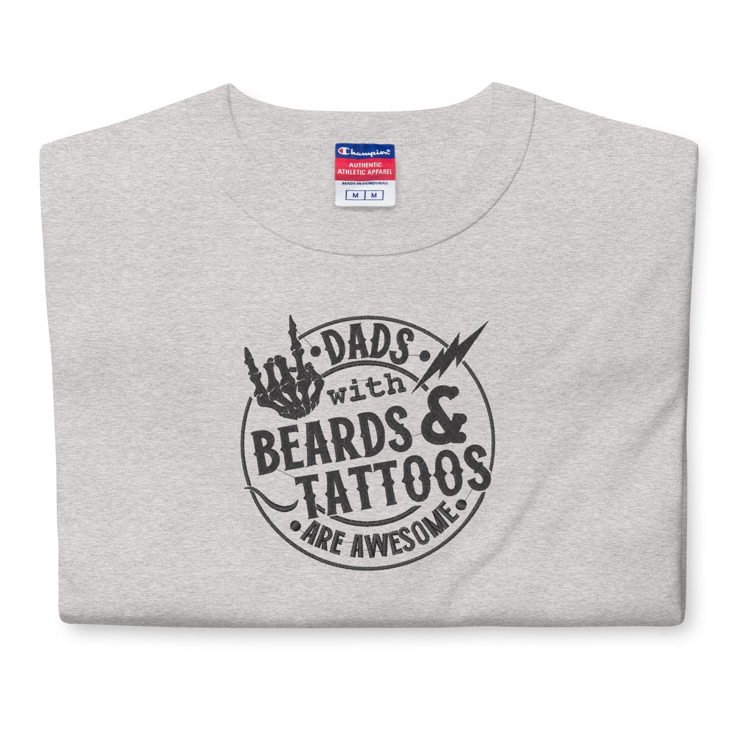 Dad's Beards & Tattoos Embroidered Design - Magandato